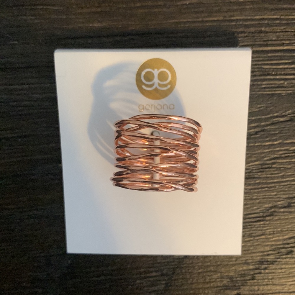 Gorjana Rose Gold Lola Ring size 8 - Picture 2 of 3